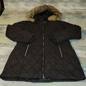 Generation NXT Wear Long Black Coat sz Large